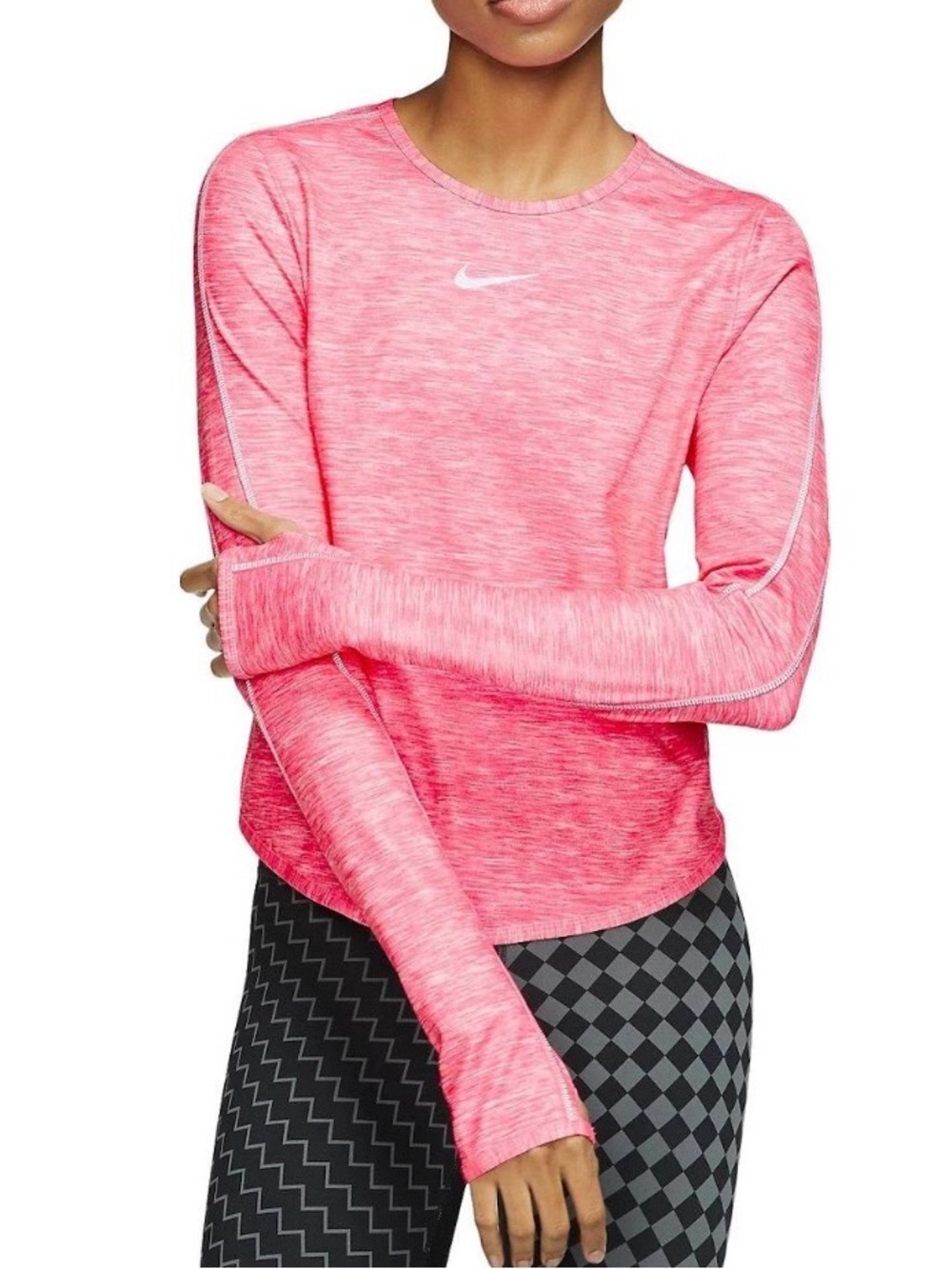 Nike Women’s Long Sleeve Runway Reflective Top - Size Small